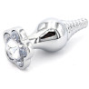 Generique Plug Bijou Leaf 7 x 2.7cm Transparent
